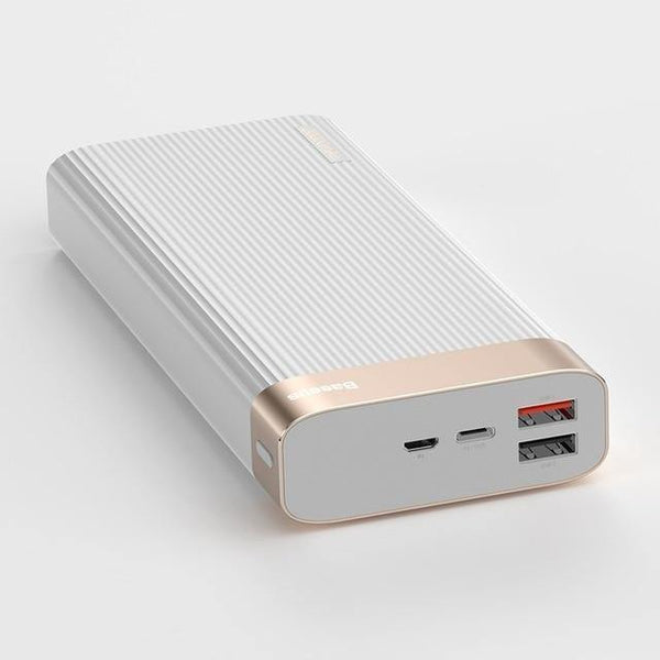 Planet Gates China / White Baseus 20000mAh Power Bank For iPhone Huawei Powerbank USB Type C PD + Quick Charger 3.0 Fast Charging External Battery Pack