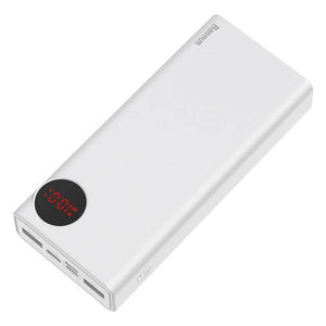 Planet Gates China / White Baseus 20000mAh Power Bank USB C PD Quick Charge 3.0 20000 mAh Pover Poverbank For Huawei Xiaomi External Battery Pack Powerbank