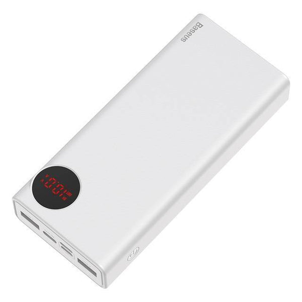 Planet Gates China / White Baseus 20000mAh Power Bank USB C PD Quick Charge 3.0 20000 mAh Pover Poverbank For Huawei Xiaomi External Battery Pack Powerbank
