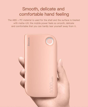 Planet Gates China / White Baseus 8000mAh Power Bank Dual USB Output fast Charge Portable External Battery Charging For iphone X 7 samsung S9 huawei xiaomi