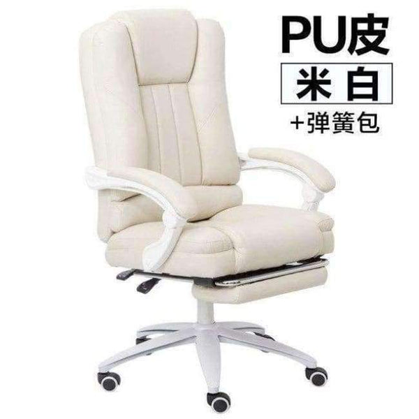 Planet Gates China / White Cowhide Chair Direct Seeding Chair Household Game Chair Comfortable Swivel Chair Boss Work In An Office Race Sowing cadeira gamer