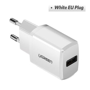 Planet Gates China / White EU Plug Ugreen 5V 2.1A USB Charger for iPhone X 8 7 iPad Fast Wall Charger EU Adapter for Samsung S9 Xiaomi Mi 8 Mobile Phone Charger