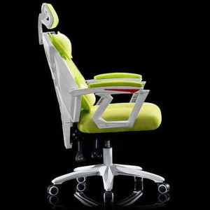 Planet Gates China / White green Attachment Computer Household Work An Office Netting Can Lie Swivel Boss Chair Noon Break Game Electric