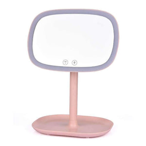 Planet Gates China / White LED Makeup Mirror Portable 10X Magnifyiny Compact Desklamp Touch Screen Cosmetic Mirror With Light Illumination