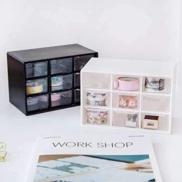 Planet Gates China / White Multifunction Desktop Organizer Office Desk Accessories Stationery Box Desk Drawer Stationery Holder