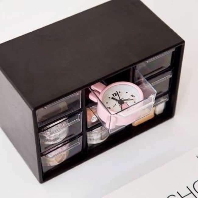 Planet Gates China / White Multifunction Desktop Organizer Office Desk Accessories Stationery Box Desk Drawer Stationery Holder