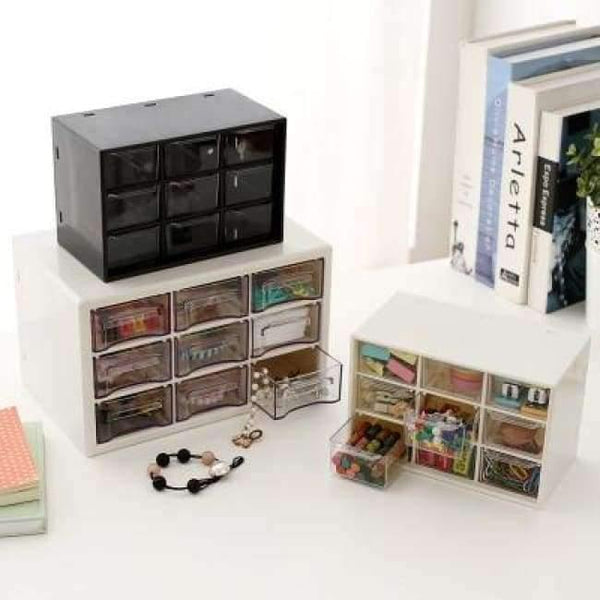 Planet Gates China / White Multifunction Desktop Organizer Office Desk Accessories Stationery Box Desk Drawer Stationery Holder