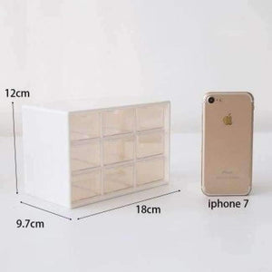 Planet Gates China / White Multifunction Desktop Organizer Office Desk Accessories Stationery Box Desk Drawer Stationery Holder