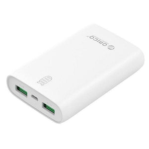 Planet Gates China / White ORICO 6000mAh Power Bank Dual USB with LED Indicator For iPhone Mobile Phone External Battery Pack Mini Portable Power Bank