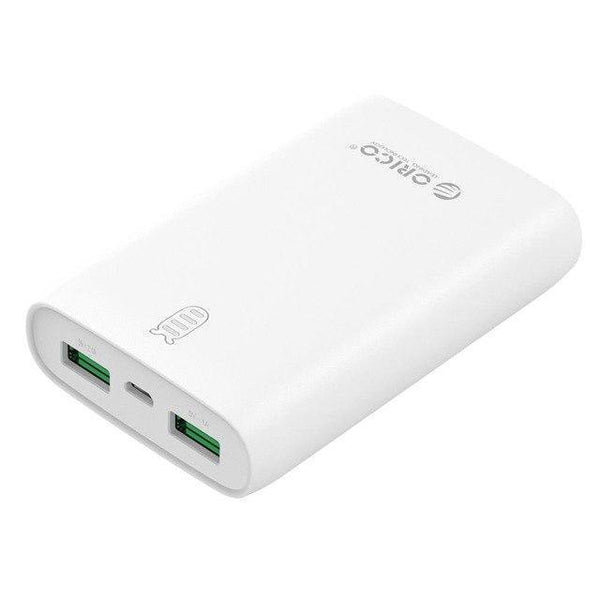 Planet Gates China / White ORICO 6000mAh Power Bank Dual USB with LED Indicator For iPhone Mobile Phone External Battery Pack Mini Portable Power Bank
