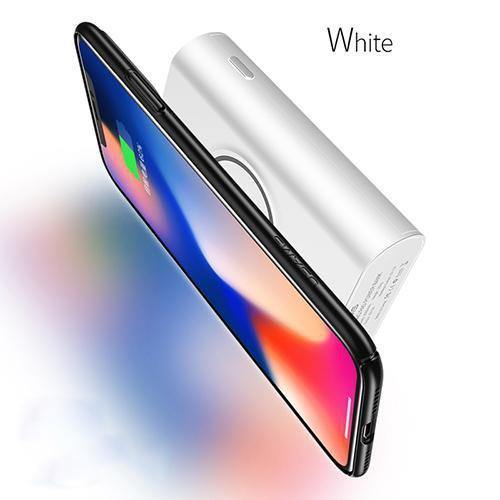 Planet Gates China / White Power Bank Qi Wireless Charger,USAMS 5V2A Dual Ports Power Bank 8000mah Wireless Charging Pad External Battery Phone USB Charger