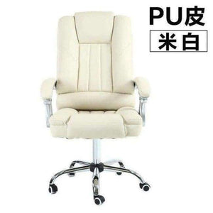 Planet Gates China / White PU Chair Direct Seeding Chair Household Game Chair Comfortable Swivel Chair Boss Work In An Office Race Sowing cadeira gamer