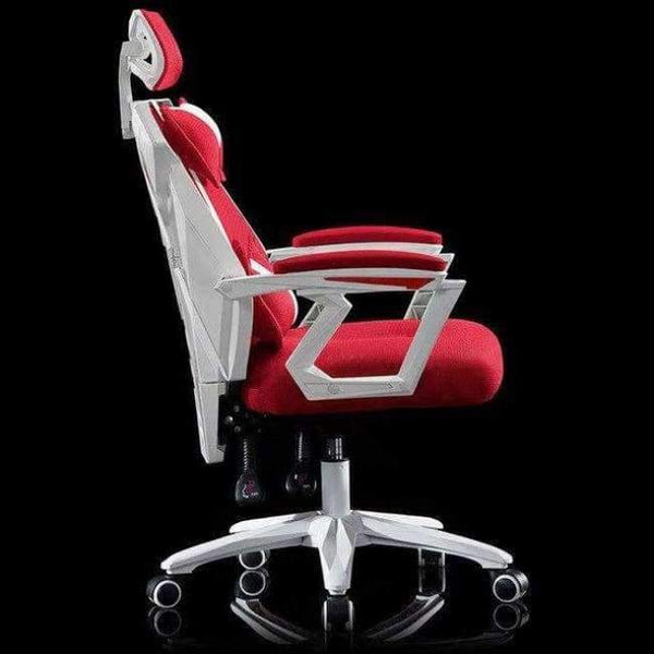 Planet Gates China / white red Attachment Computer Household Work An Office Netting Can Lie Swivel Boss Chair Noon Break Game Electric