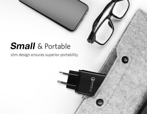 Planet Gates China / White Ugreen USB Charger 18W Quick Charge 3.0 Mobile Phone Charger for iPhone Fast QC 3.0 Charger for Huawei Samsung Galaxy S9+ S8+