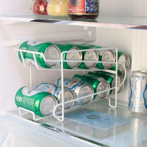Planet Gates China / White White Cans Storage Holders Racks Beverage Soda Coke Beer Can Dispenser Storage Rack Refrigerator Kitchen Organizer Tools TSLM2