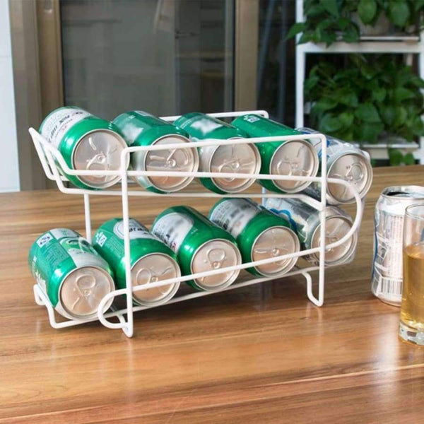 Planet Gates China / White White Cans Storage Holders Racks Beverage Soda Coke Beer Can Dispenser Storage Rack Refrigerator Kitchen Organizer Tools TSLM2