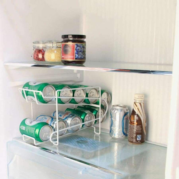 Planet Gates China / White White Cans Storage Holders Racks Beverage Soda Coke Beer Can Dispenser Storage Rack Refrigerator Kitchen Organizer Tools TSLM2