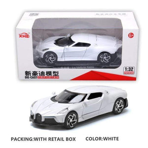 Planet Gates China / White With Box Diecast 1:28 Big Almost Real Car Model pick-up truck sound flashing machinery pull back wheels metal Alloy toy car for kids gift