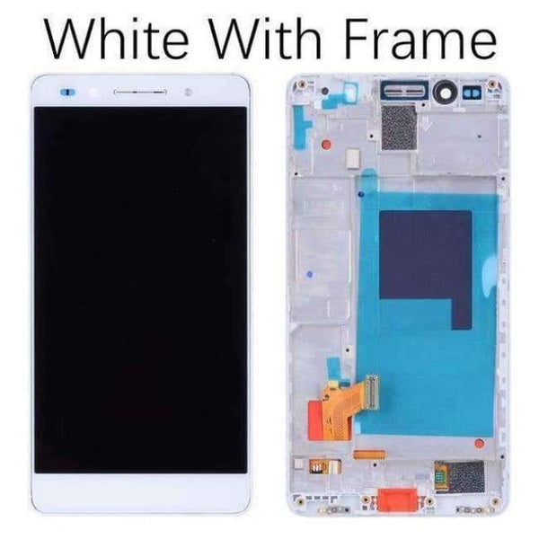 Planet Gates China / White with Frame 5.2" Original LCD For HUAWEI Honor 7 Display Touch Screen Digitizer with Frame for Huawei Honor 7 LCD Display Honor7 Replacement