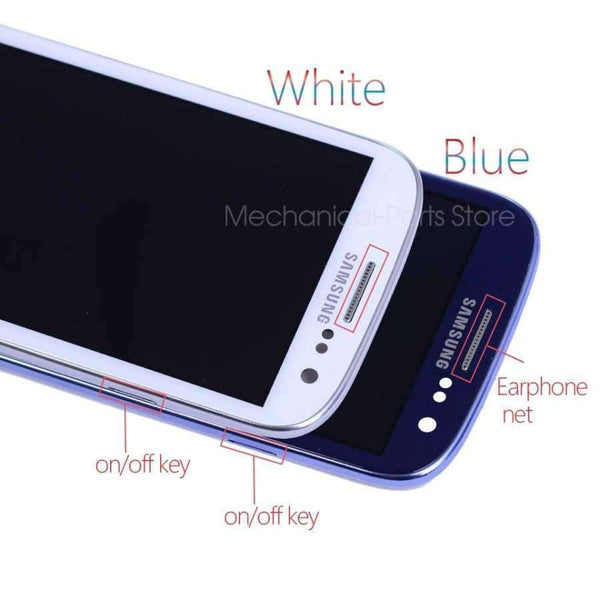 Planet Gates China / White with Frame i9300i i9300 Display For SAMSUNG Galaxy S3 LCD Screen Assembly with Frame Replacement For SAMSUNG Galaxy S3 Display i9300 LCD