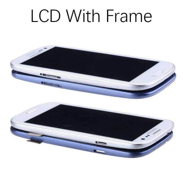 Planet Gates China / White with Frame i9300i i9300 Display For SAMSUNG Galaxy S3 LCD Screen Assembly with Frame Replacement For SAMSUNG Galaxy S3 Display i9300 LCD