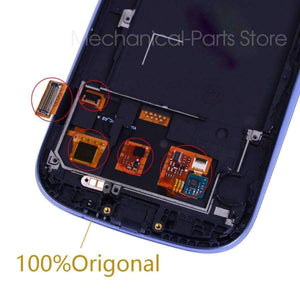 Planet Gates China / White with Frame i9300i i9300 Display For SAMSUNG Galaxy S3 LCD Screen Assembly with Frame Replacement For SAMSUNG Galaxy S3 Display i9300 LCD