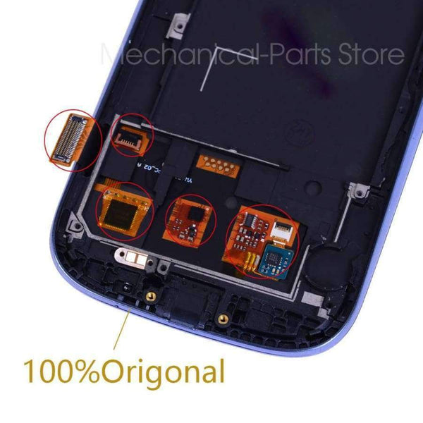 Planet Gates China / White with Frame i9300i i9300 Display For SAMSUNG Galaxy S3 LCD Screen Assembly with Frame Replacement For SAMSUNG Galaxy S3 Display i9300 LCD
