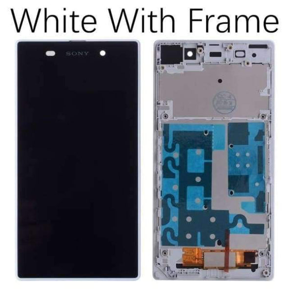 Planet Gates China / White with Frame LCD For SONY Xperia Z1 Display Touch Screen with Frame For SONY Xperia Z1 Display L39 L39H C6902 C6903 Z1 LCD