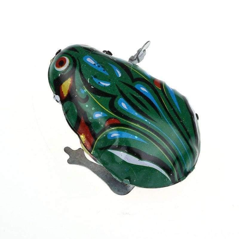 Planet Gates China Wind Up Jumping Frog Iron Clockwork Toys Collectible Classic Kids Gift