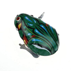 Planet Gates China Wind Up Jumping Frog Iron Clockwork Toys Collectible Classic Kids Gift