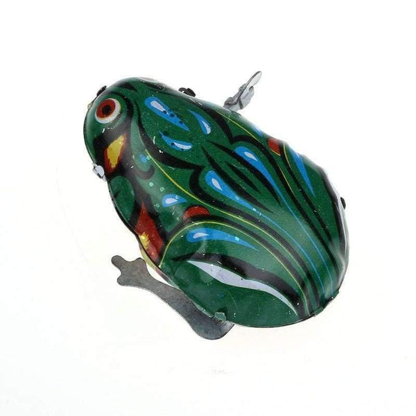 Planet Gates China Wind Up Jumping Frog Iron Clockwork Toys Collectible Classic Kids Gift