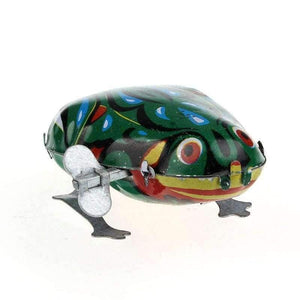 Planet Gates China Wind Up Jumping Frog Iron Clockwork Toys Collectible Classic Kids Gift