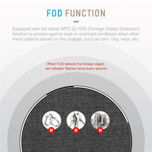 ROCK 10W Qi Wireless Charger for iPhone XS X XR XS MAX 8 Fast wireless Phone charger for Samsung Galaxy S9/8 Note 9 charging pad - Planet Gates