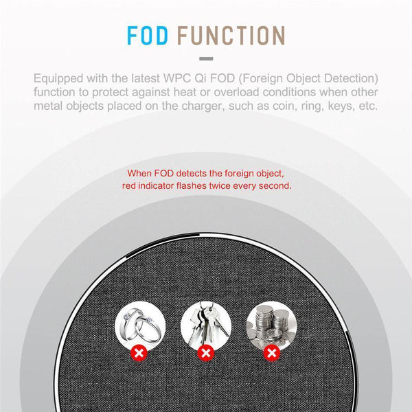 ROCK 10W Qi Wireless Charger for iPhone XS X XR XS MAX 8 Fast wireless Phone charger for Samsung Galaxy S9/8 Note 9 charging pad - Planet Gates