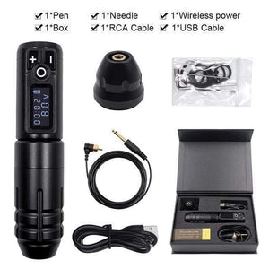 Planet Gates China / wireless machine kit Wireless Tattoo Machine Battery Rotary Pen Powerful Motor Semi Permanent Makeup Machine Eyebrow Lip Microblading Art