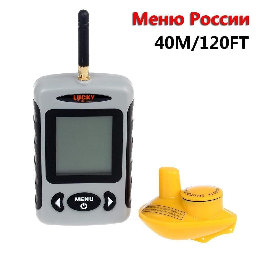 Planet Gates China Wireless Portable Fish Finder 40M/120FT Sonar Depth Sounder Alarm Ocean River Lake