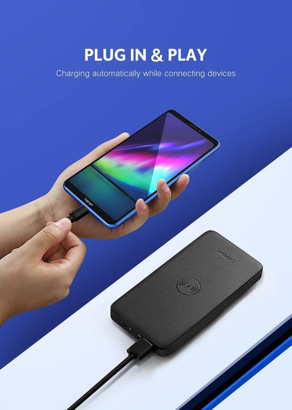 Planet Gates China / wireless power bank Ugreen 10000mAh Qi Wireless Charger Power Bank 18W USB PD Powerbank For iPhone X 8 Macbook Samsung S9 External Battery Poverbank