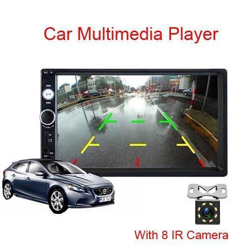 Planet Gates China / With 8 IR Camera 2din Car Multimedia MP5 Player Audio Stereo 2DIN Car Radio 7" HD Touch Screen Digital Display Bluetooth Autoradio USB FM