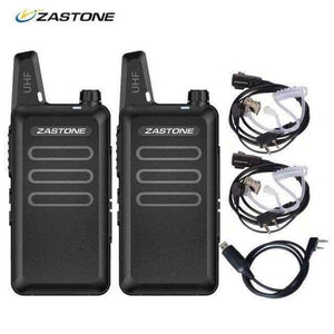 Planet Gates China / x6 and headset cable 2Pcs/lot Zastone ZT-X6 UHF 400-470 MHz Black handheld Communication Equipment Mini Radio Set Portable Small Walkie Talkie X6