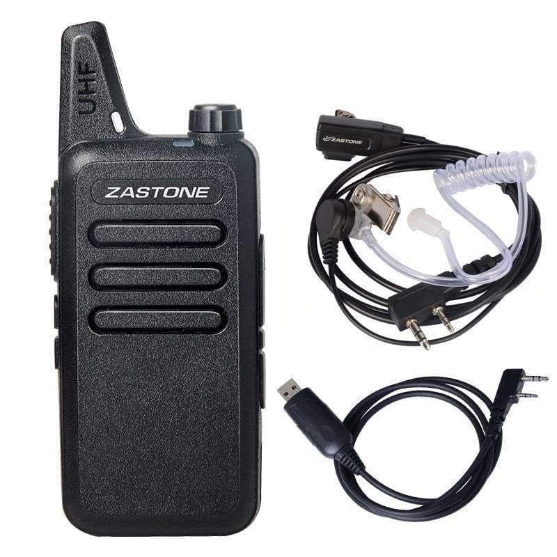 Planet Gates China / X6 black radio X6 UHF 400-470MHz MINI Radio Handheld Two-Way Communication Equipment Portable Walkie Talkie With headset Cable ZT-X6