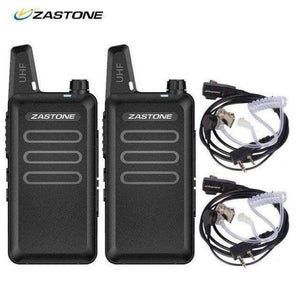 Planet Gates China / x6 with headsets 2Pcs/lot Zastone ZT-X6 UHF 400-470 MHz Black handheld Communication Equipment Mini Radio Set Portable Small Walkie Talkie X6