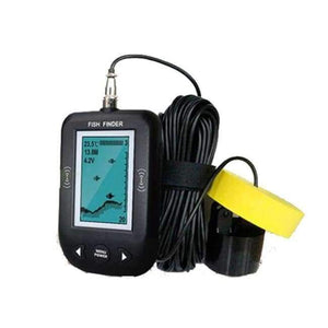 Planet Gates China / XF02 Portable Fish finder 9M Wire Echo Sounder Alarm 0.6-100m Depth Fishfinder Transducer Sensor Sonar For Fishing