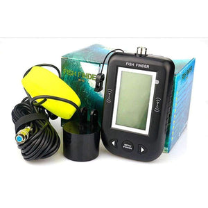 Planet Gates China / XF02 Portable Fish finder 9M Wire Echo Sounder Alarm 0.6-100m Depth Fishfinder Transducer Sensor Sonar For Fishing