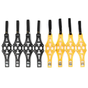 Planet Gates China / Yellow 4PCS  Car Tyre Winter Roadway Safety Tire Snow Adjustable Anti-skid Safety Double Snap Skid Wheel TPU Chains Snow Chains