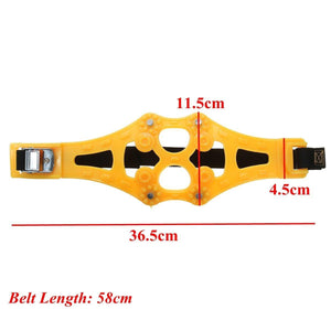 Planet Gates China / Yellow 4PCS  Car Tyre Winter Roadway Safety Tire Snow Adjustable Anti-skid Safety Double Snap Skid Wheel TPU Chains Snow Chains