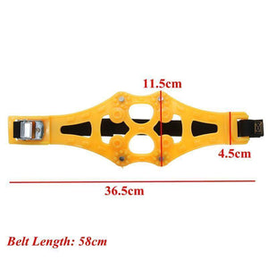 Planet Gates China / Yellow 4pcs/set Car Tyre Winter Roadway Safety Tire Snow Adjustable Anti-skid Safety Double Snap Skid Wheel TPU Chains