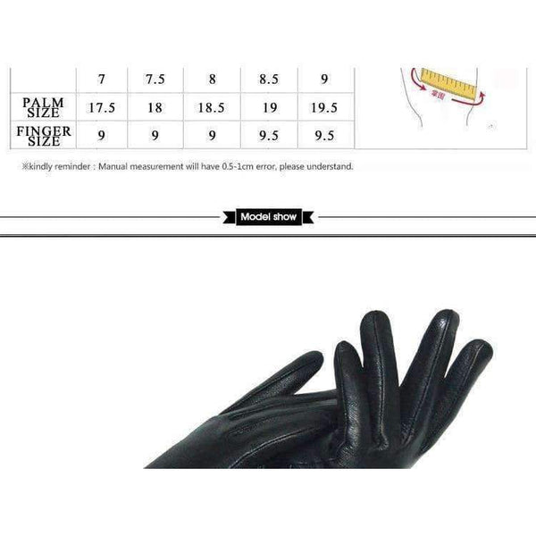 Planet Gates CHINGYUN New Women Genuine Glove Soft Thicken Bow Leather Gloves Winter Autumn Ladies Fashion Brand Black Warm Leather fv02