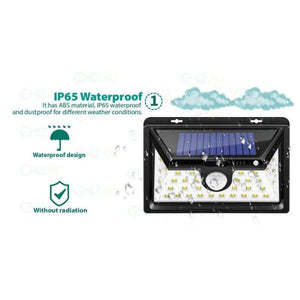 Planet Gates CHIZAO 34 LED Solar sensor light Waterproof Auto outdoor night light Porch Light Motion sensor wall lamp Wireless security light