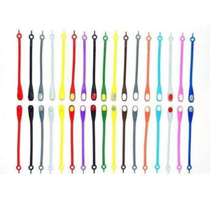 Planet Gates chocolate 12pcs Fashion Silicone Shoelaces Elastic Shoe Laces For Sneakers Adults Unisex Sports Shoe Running No Tie Shoes Accessories