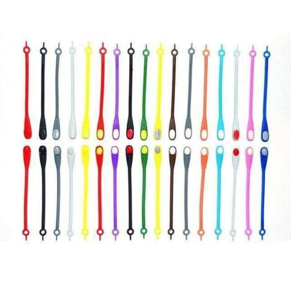 Planet Gates chocolate 12pcs Fashion Silicone Shoelaces Elastic Shoe Laces For Sneakers Adults Unisex Sports Shoe Running No Tie Shoes Accessories